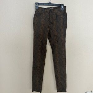 Snakeskin Brown Pant